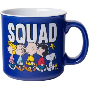 Silver Buffalo Peanuts Snoopy and Woodstock Get Cozy Ceramic Camper Mug, 20 Ounces(Peanuts Squad (Camper))