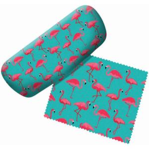 Spoontiques Peanuts Eyeglass Case(Flamingo)