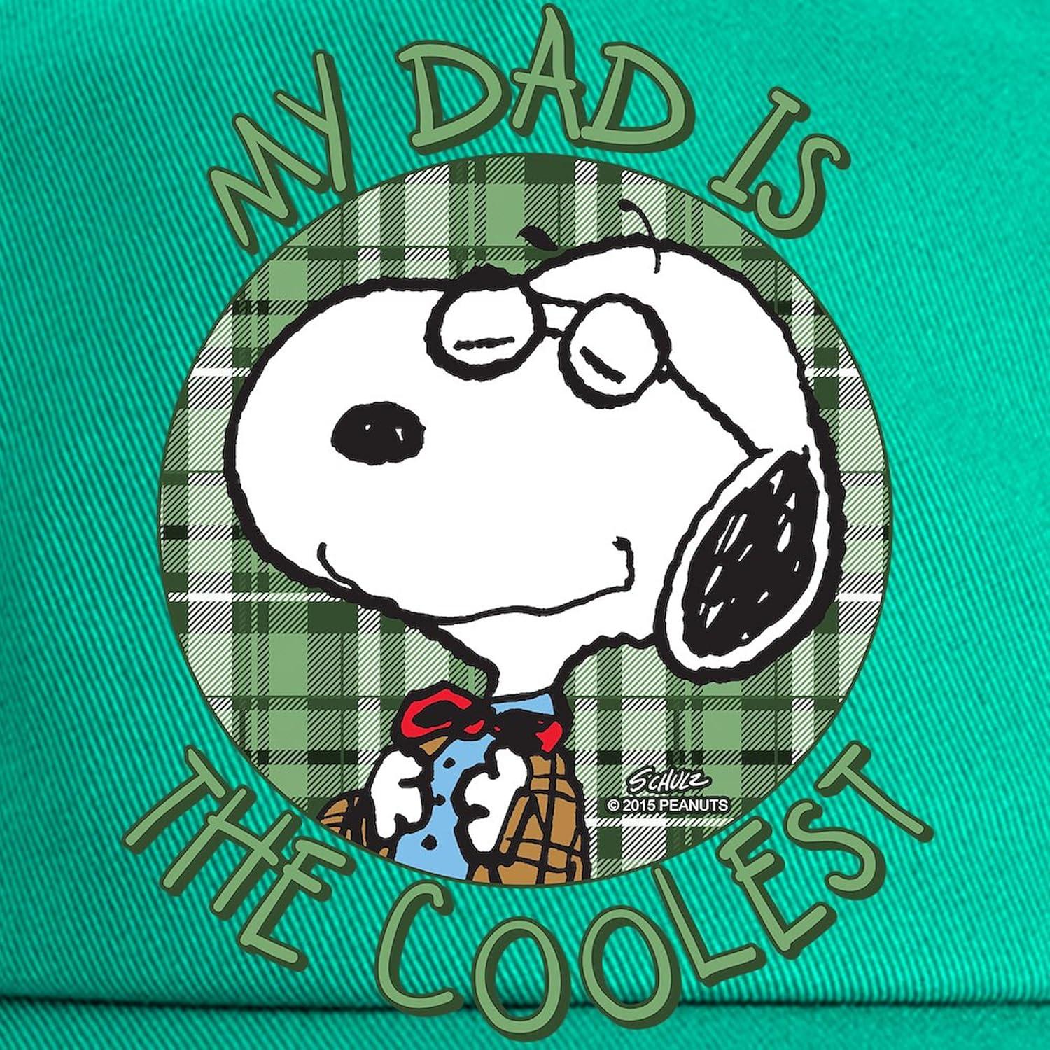 image:imageCafePress Snoopy and Woodstock Mummies Adjustable Baseball CapGreen My Dad is the Coolest Cap