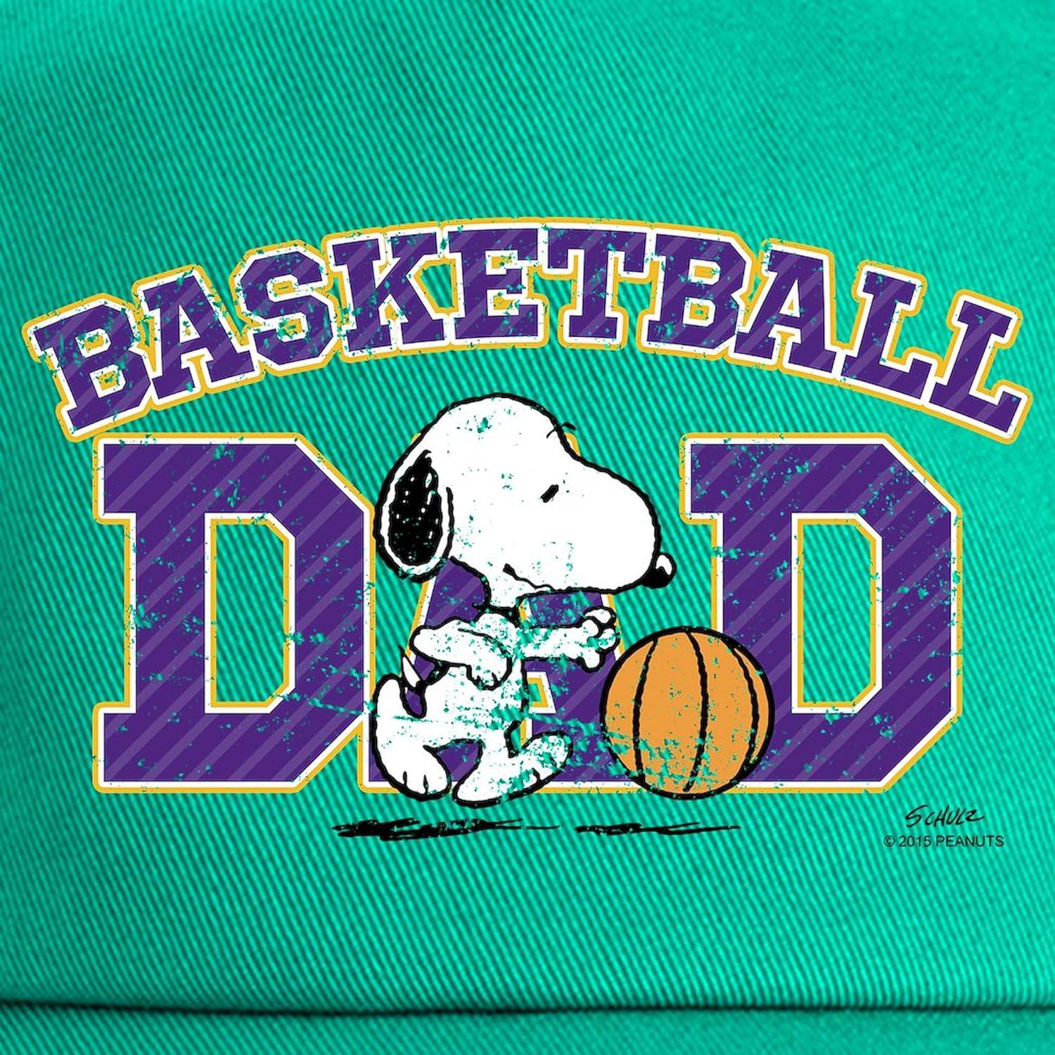 image:imageCafePress Snoopy and Woodstock Mummies Adjustable Baseball CapGreen Snoopy Basketball Dad Cap