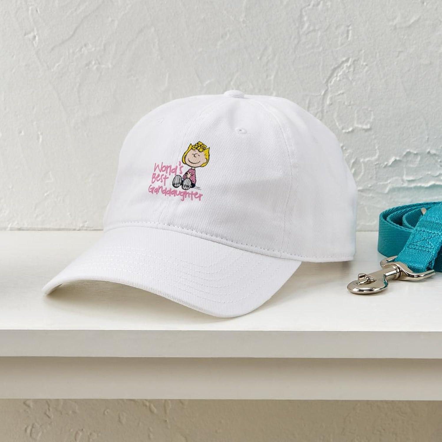 image:imageCafePress Snoopy and Woodstock Mummies Adjustable Baseball CapWhite Worlds Best Granddaughter Cap