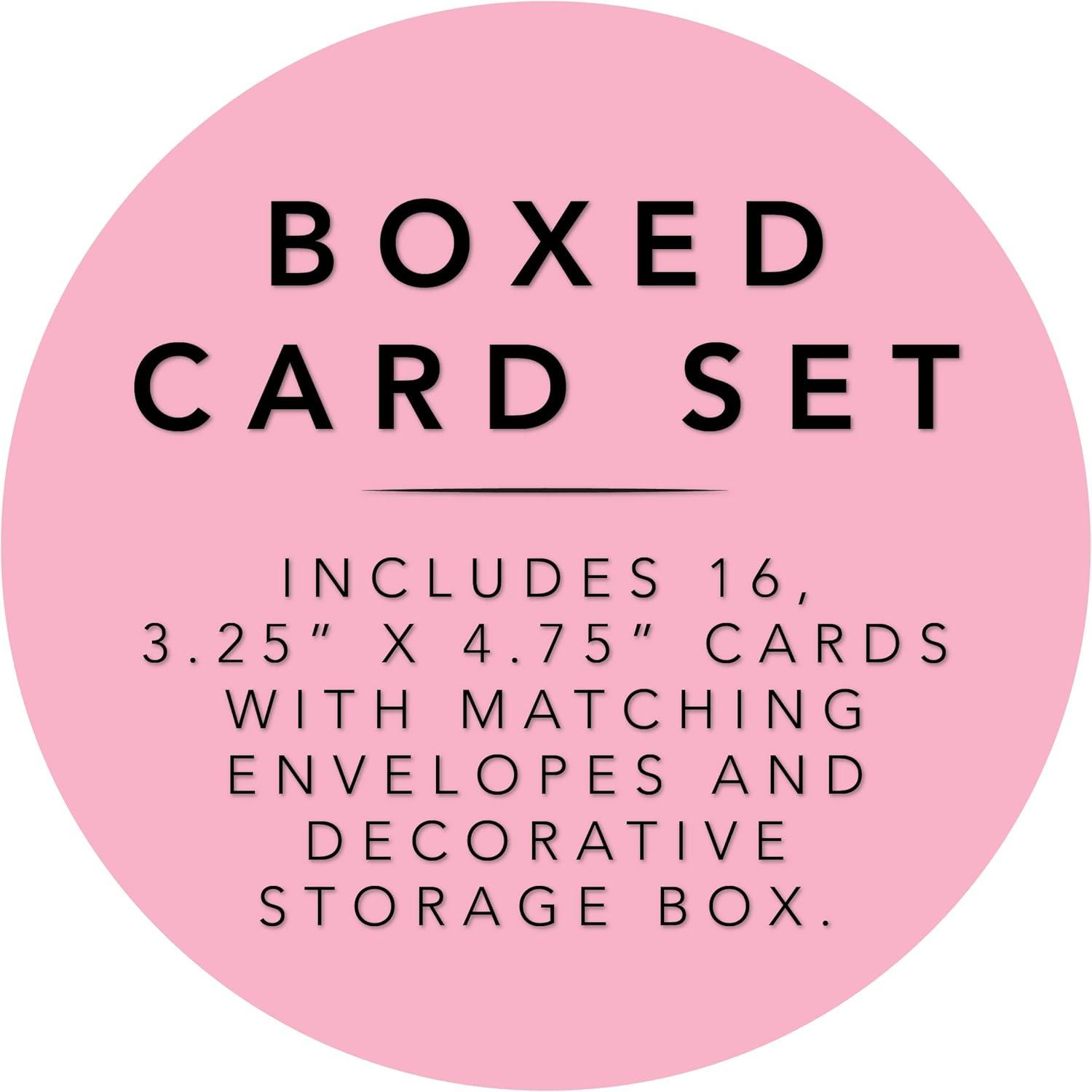 image:imageGraphique Peanuts Typewriter Boxed Notecards 16 Snoopy at Typewriter Cards Embellished with Glitter with Matching Envelopes and Storage Box 325 x 475Peanuts Gang