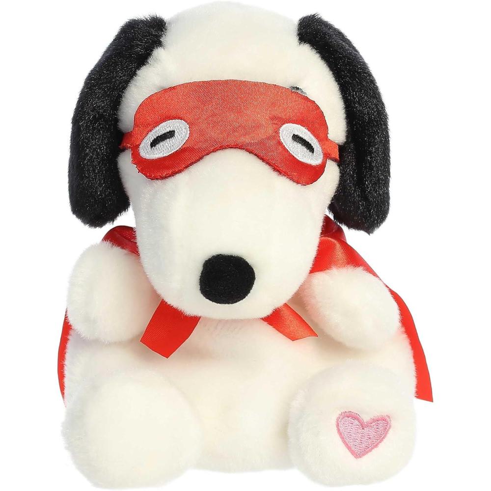 image:imageAurora Adorable Peanuts Palm Pals Snoopy Kissing Bandit Stuffed Animal  Officially Licensed Toys for All Snoopy Fans  Nostalgic Gift for Adults and Birthday Celebrations  White 6 Inches