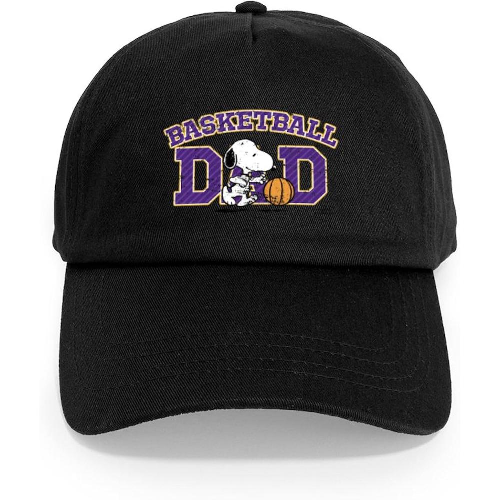 image:imageCafePress Snoopy and Woodstock Mummies Adjustable Baseball CapBlack  Snoopy Basketball Dad Cap