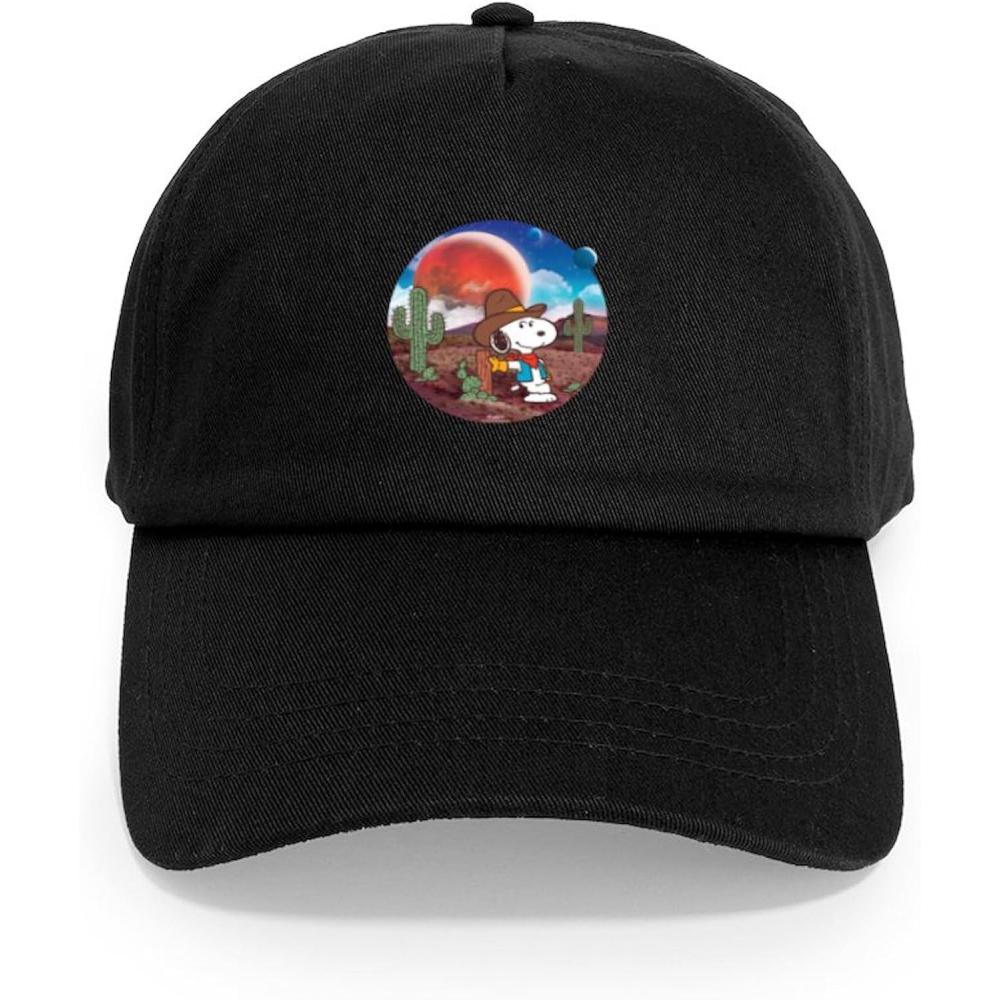 image:imageCafePress Snoopy and Woodstock Mummies Adjustable Baseball CapBlack  Snoopy Space Cowboy