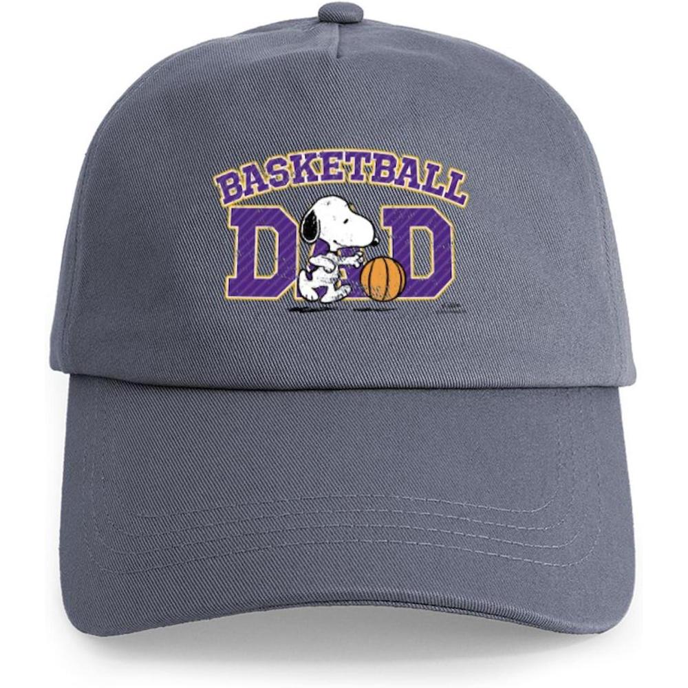 image:imageCafePress Snoopy and Woodstock Mummies Adjustable Baseball CapGray  Snoopy Basketball Dad Cap
