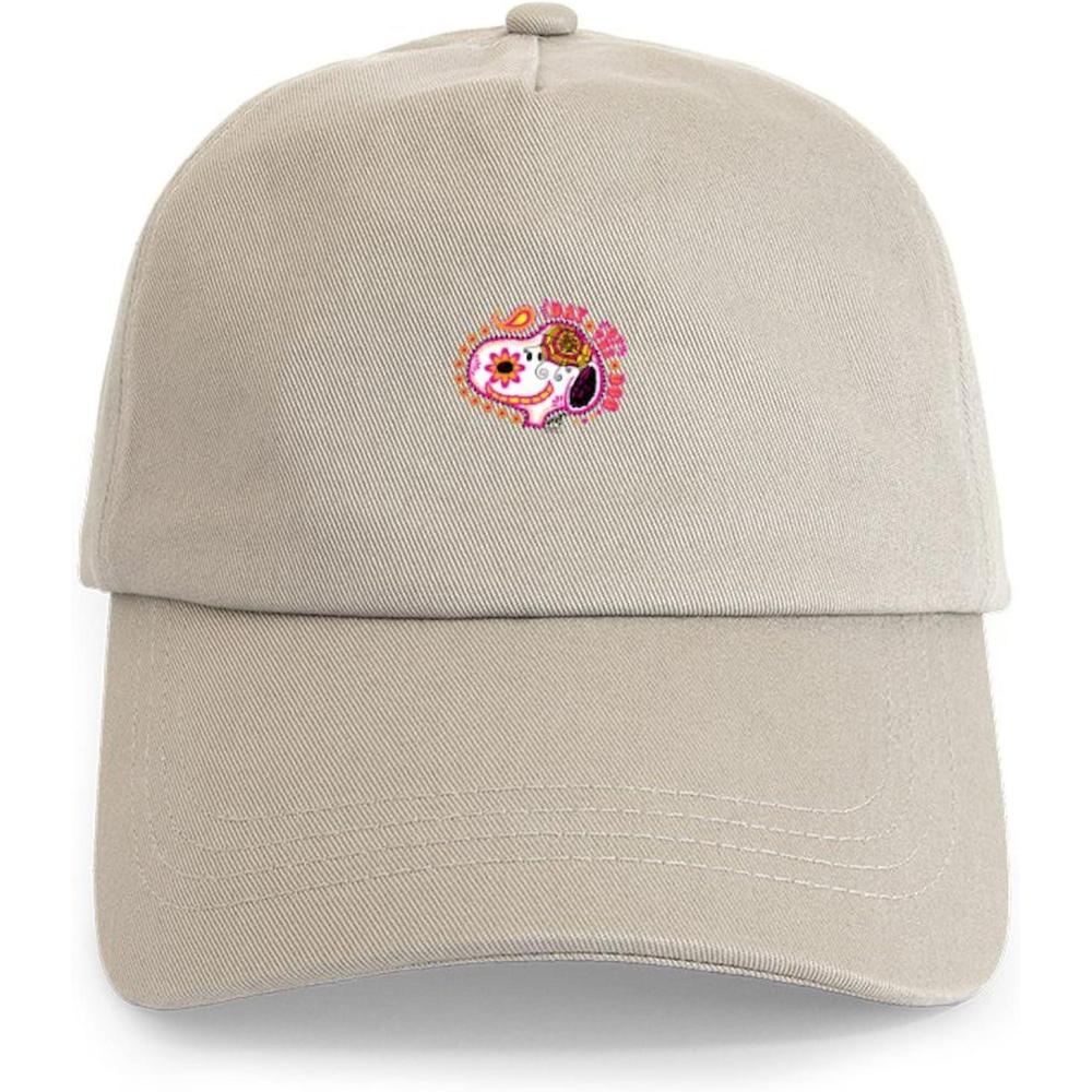image:imageCafePress Snoopy and Woodstock Mummies Adjustable Baseball CapKhaki  Day of the Dog Snoopy Face Cap