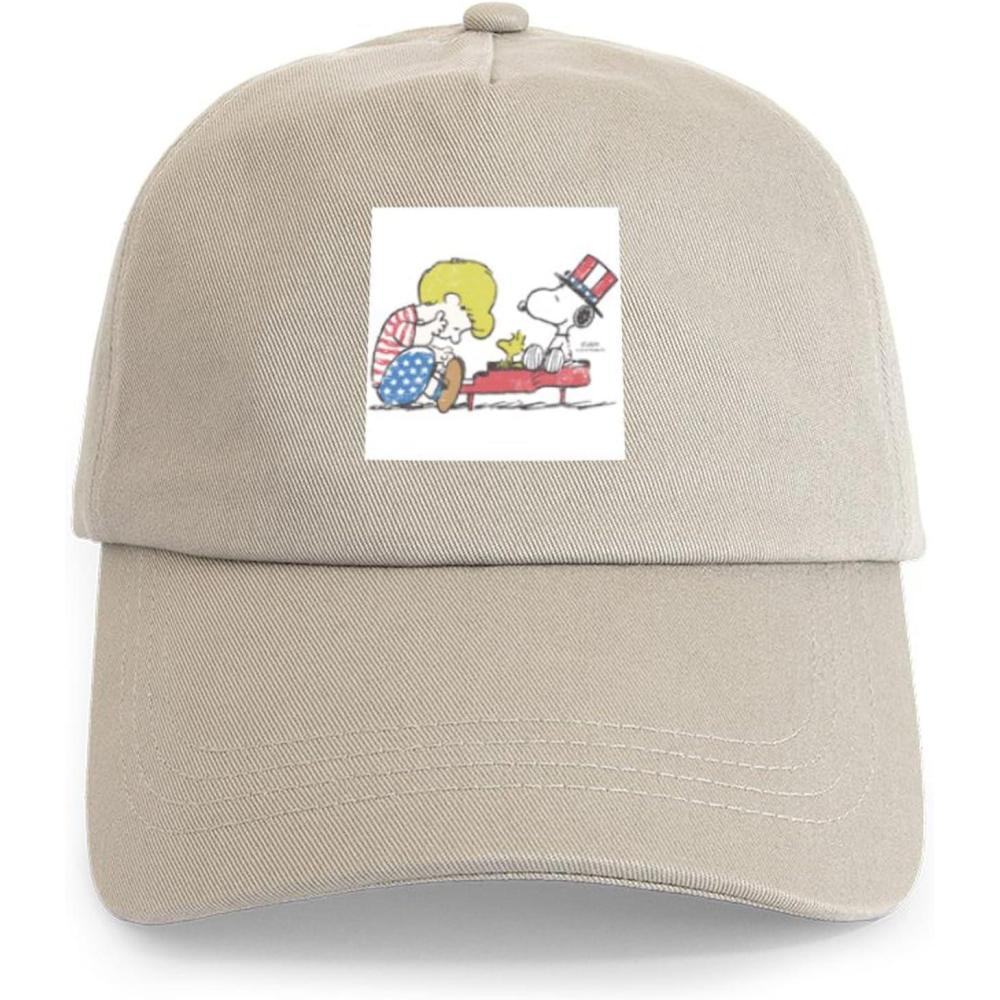 image:imageCafePress Snoopy and Woodstock Mummies Adjustable Baseball CapKhaki  Snoopy Vintage Schroeder Cap