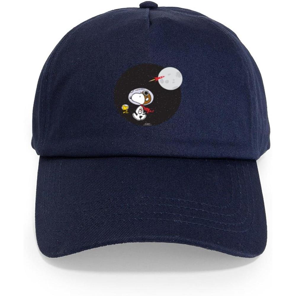 image:imageCafePress Snoopy and Woodstock Mummies Adjustable Baseball CapNavy  Space Snoopy Cap