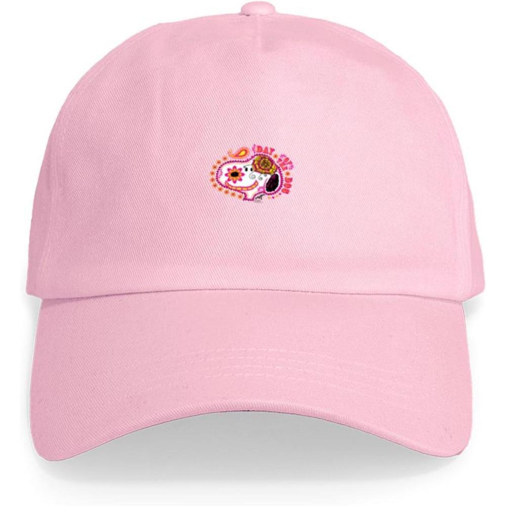 image:imageCafePress Snoopy and Woodstock Mummies Adjustable Baseball CapPink  Day of the Dog Snoopy Face Cap