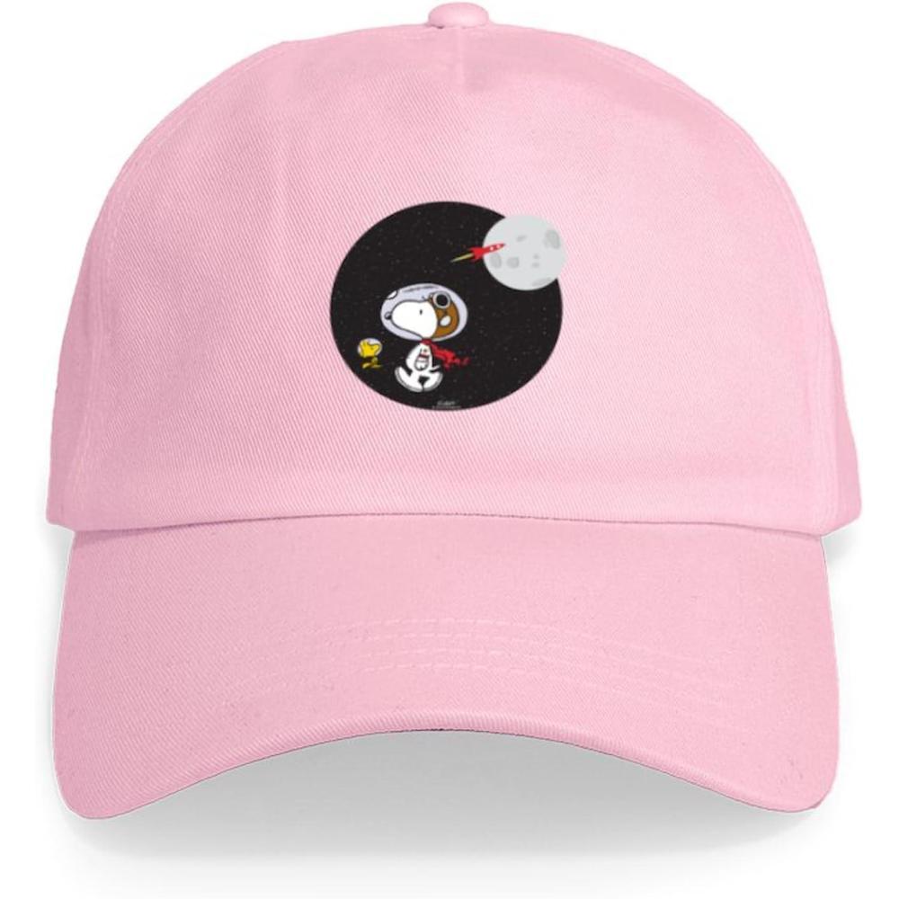 image:imageCafePress Snoopy and Woodstock Mummies Adjustable Baseball CapPink  Space Snoopy Cap
