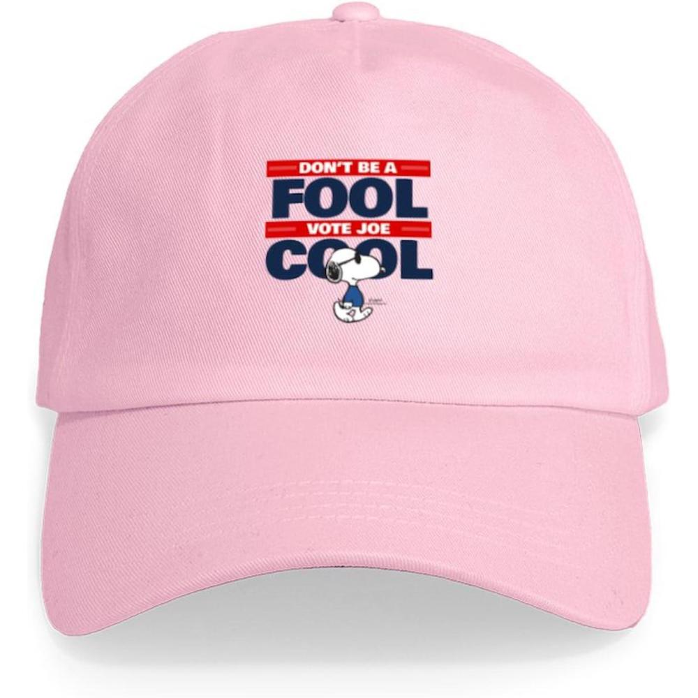image:imageCafePress Snoopy and Woodstock Mummies Adjustable Baseball CapPink  Vote Joe Cool