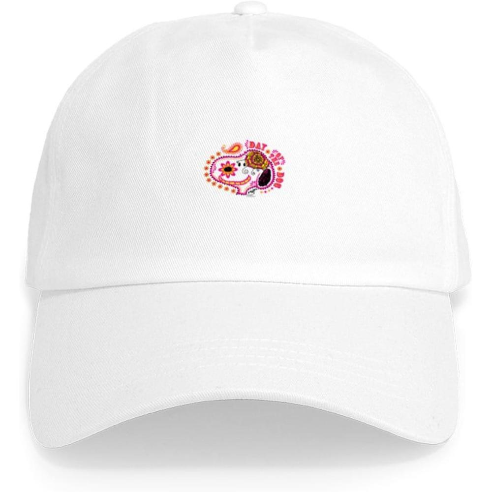 image:imageCafePress Snoopy and Woodstock Mummies Adjustable Baseball CapWhite  Day of the Dog Snoopy Face Cap