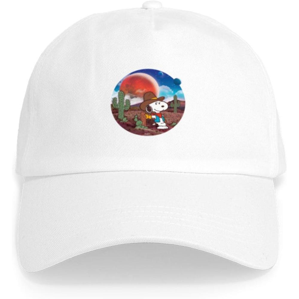 image:imageCafePress Snoopy and Woodstock Mummies Adjustable Baseball CapWhite  Snoopy Space Cowboy
