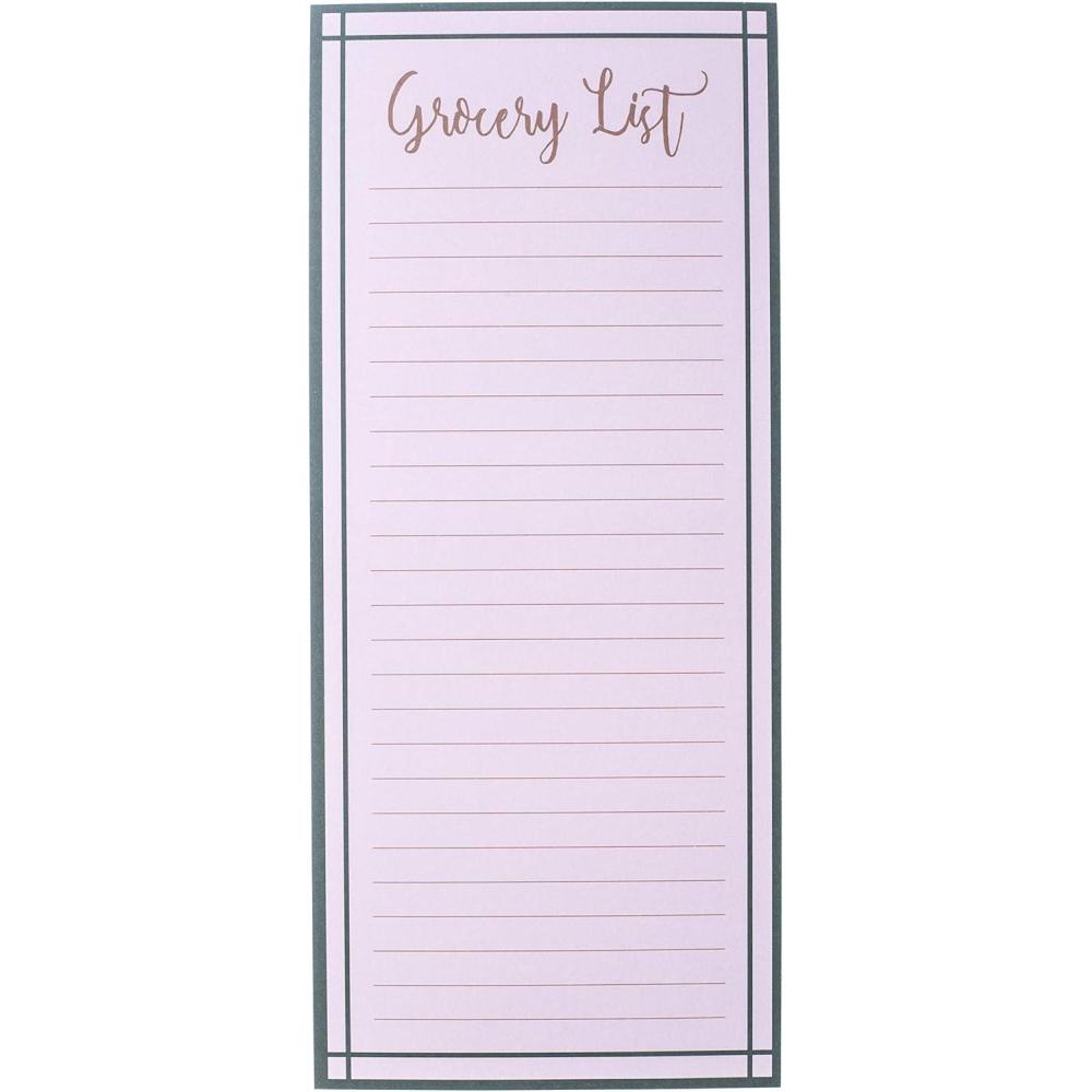 image:imageGraphique Magnetic Notepad  Peanuts Snoopy Bike Grocery and Shopping List  Fun Decorative ToDo List  Perfect House Warming Gifts  100 Tear off Sheets 4 x 925 x 5Green Grocery List