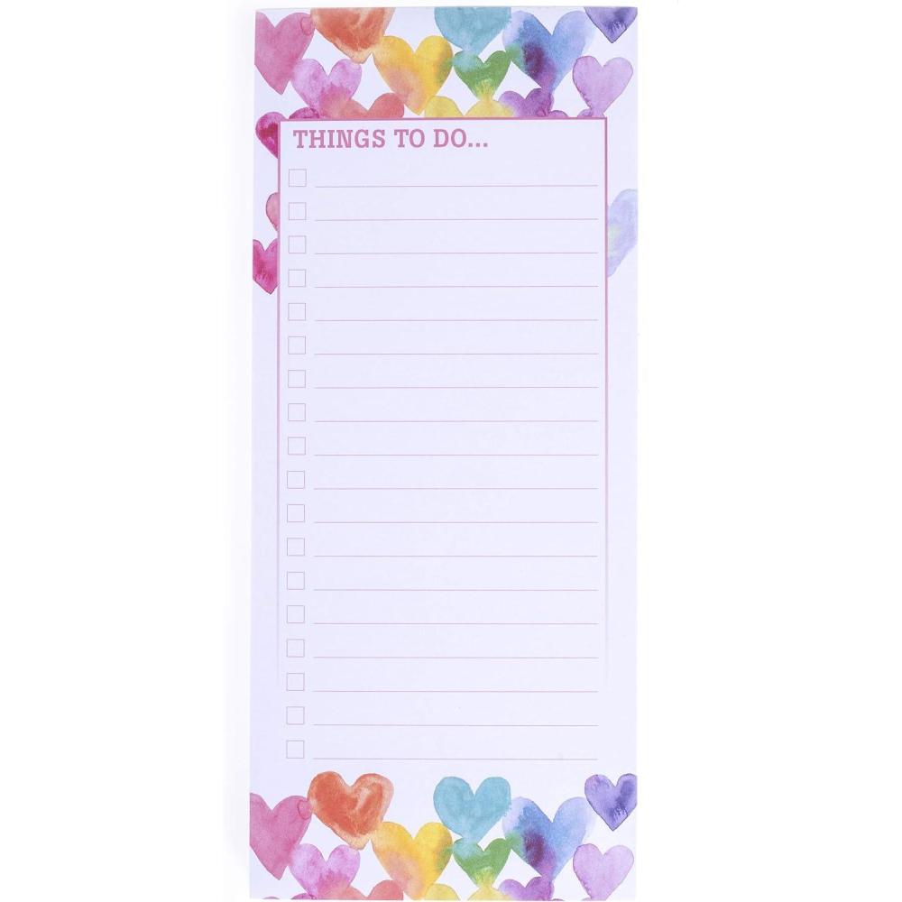image:imageGraphique Magnetic Notepad  Peanuts Snoopy Bike Grocery and Shopping List  Fun Decorative ToDo List  Perfect House Warming Gifts  100 Tear off Sheets 4 x 925 x 5Love in Color