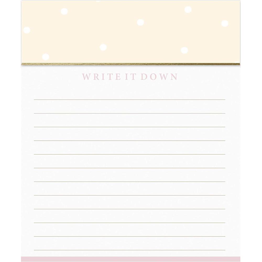 image:imageGraphique Peanuts Gang Jotter Notepad Pad of Paper w 250 Tearable Ruled Pages Featuring Cute Snoopy and Gang Design Great for Kitchen Counters Nightstands Desks and More 45 x 55 x 1Write it Down