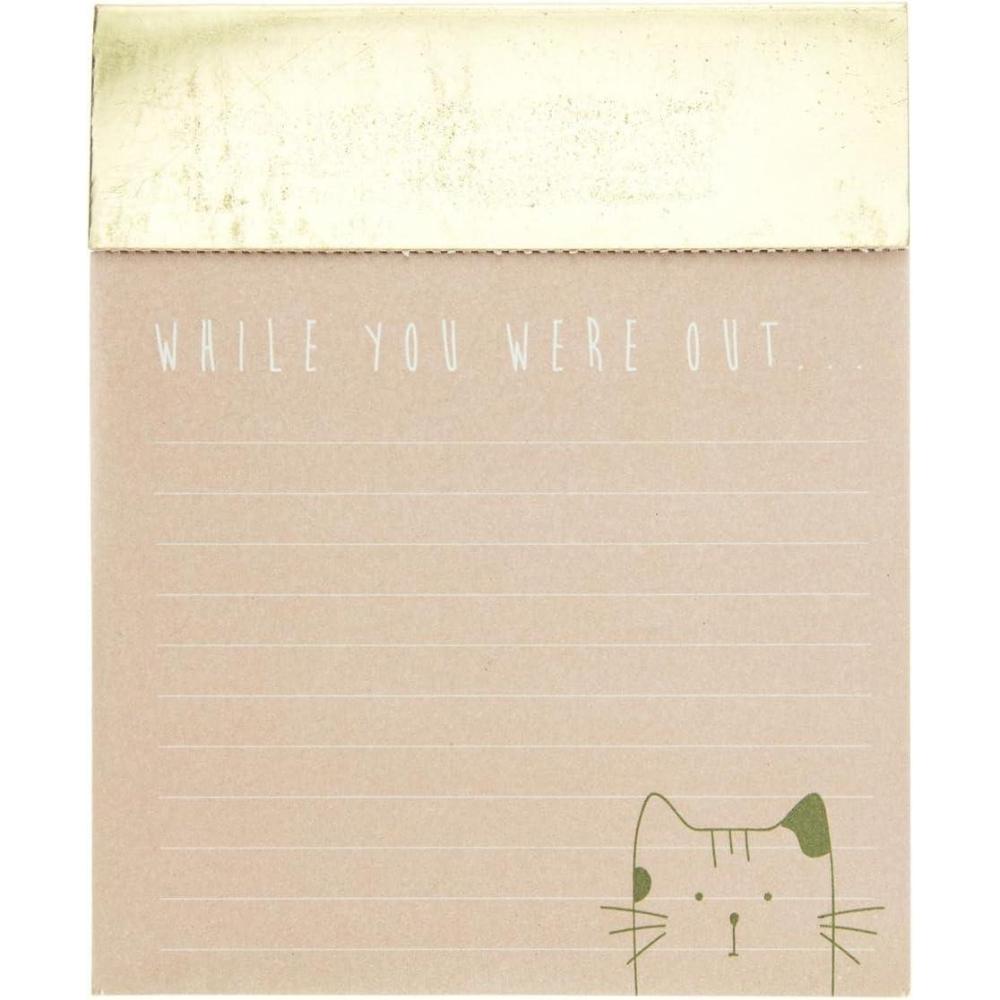 image:imageGraphique Peanuts Gang Jotter Notepad Pad of Paper w 250 Tearable Ruled Pages Featuring Cute Snoopy and Gang Design Great for Kitchen Counters Nightstands Desks and More 45 x 55 x 1While You Were Out