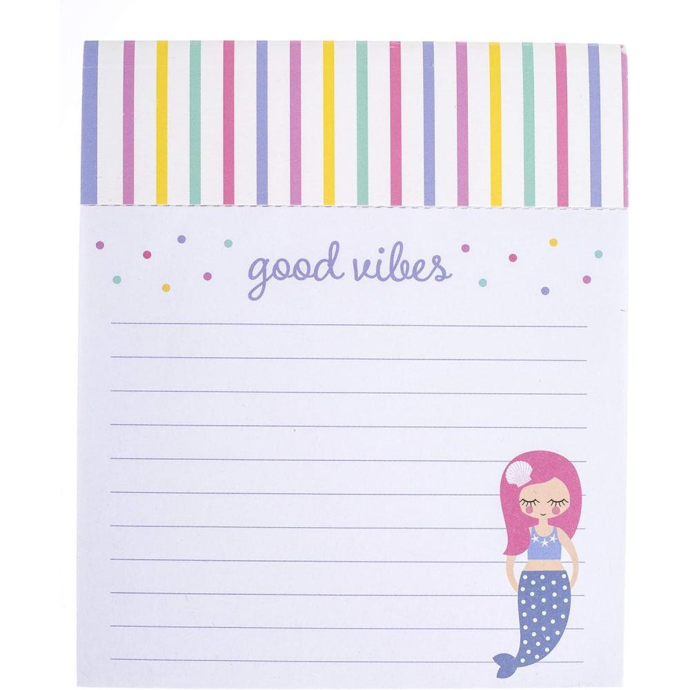 image:imageGraphique Peanuts Gang Jotter Notepad Pad of Paper w 250 Tearable Ruled Pages Featuring Cute Snoopy and Gang Design Great for Kitchen Counters Nightstands Desks and More 45 x 55 x 1Good Vibes