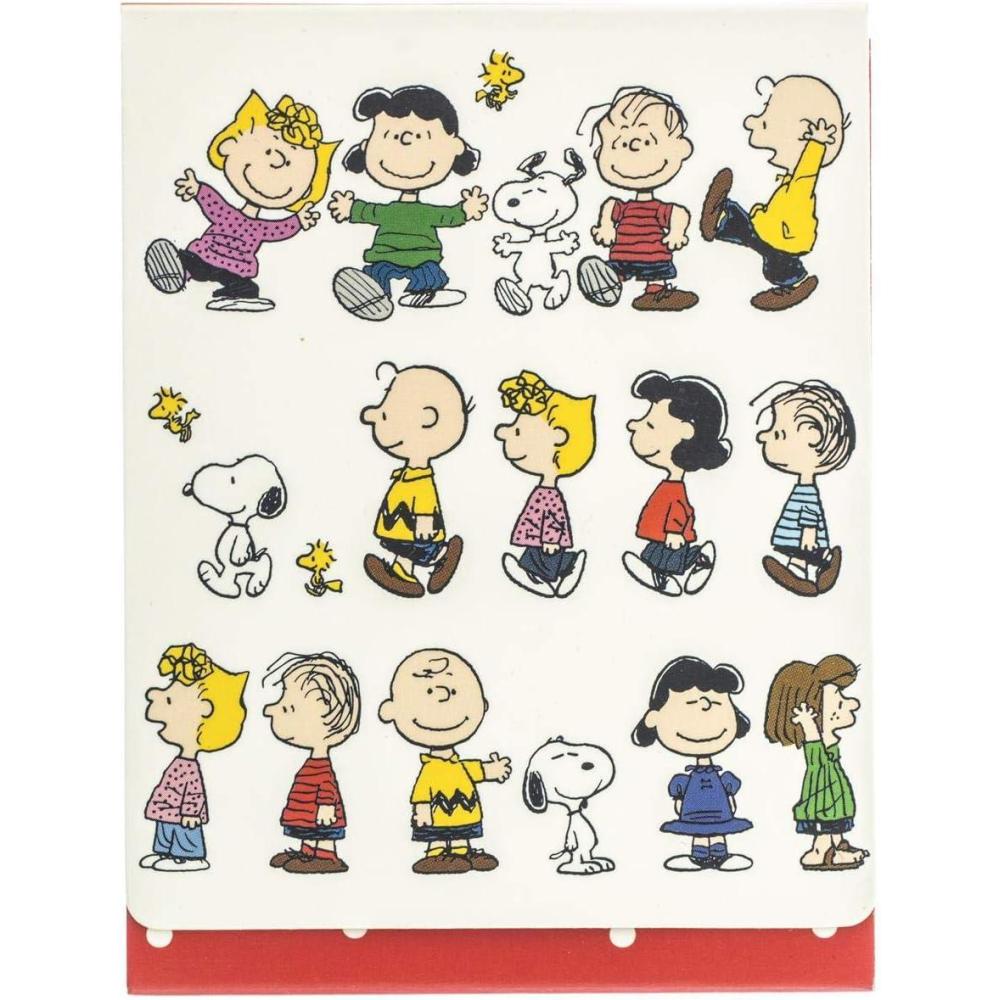 image:imageGraphique Peanuts Gang Pocket Notes  Pocket Notebook with Snoopy on Typewriter Card Design and Matching Dancing Gang Magnetic Lid Case 75 Full Color Pages 3 x 4