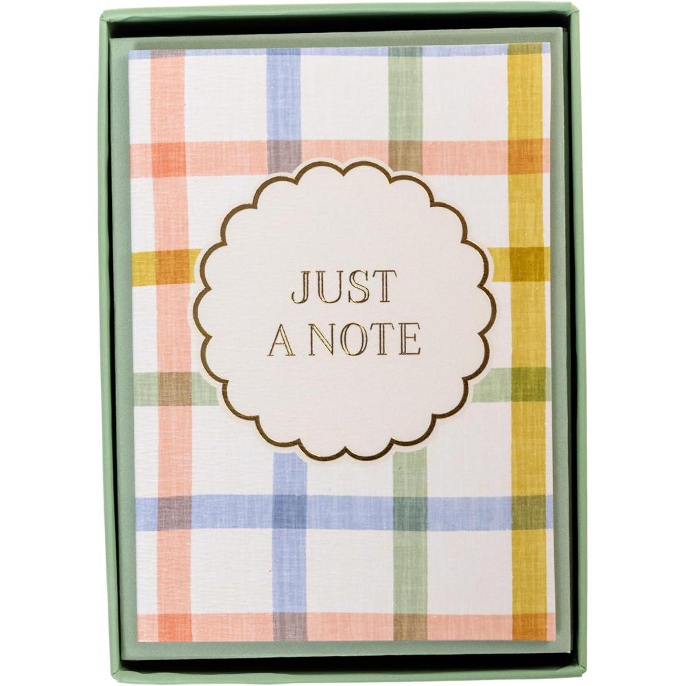 image:imageGraphique Peanuts Typewriter Boxed Notecards 16 Snoopy at Typewriter Cards Embellished with Glitter with Matching Envelopes and Storage Box 325 x 475Plaid