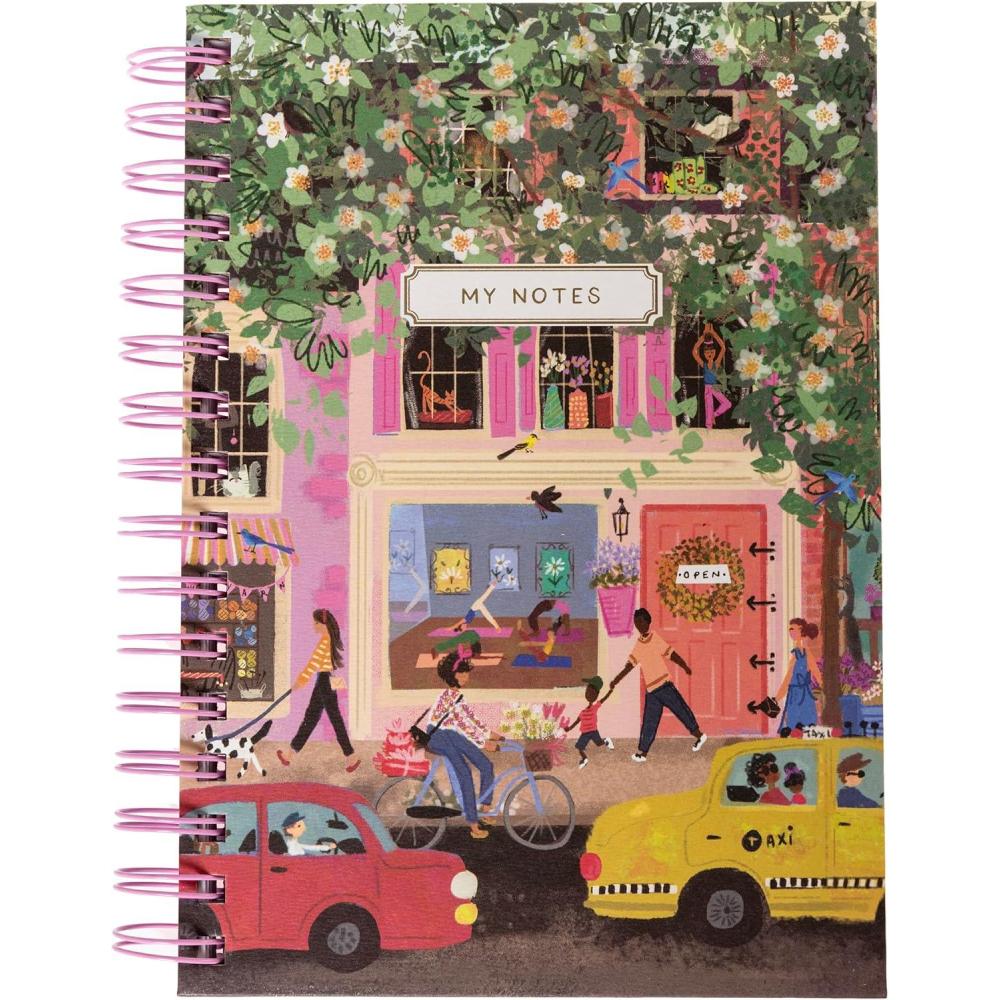 image:imageGraphique Snoopy Hardbound Spiral Journal 160 Ruled Pages Hard Cover Notebook Diary Lists Record Month and Date Premium Paper 6 x 8Joyful Landscapes