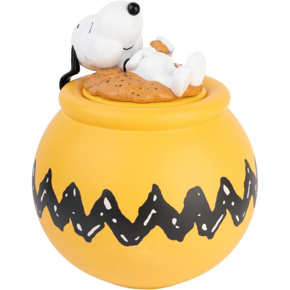 image:imageGrupo Erik Snoopy Cookie Jar With Lid  Snacks Canister  205 x 205 x 246 cm  Candy Jar  Snoopy Gifts  Kitchen Decor  Airtight Food Storage ContainerPeanuts  Snoopy