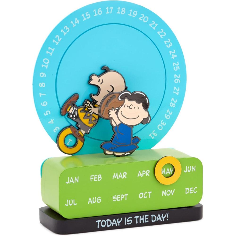 image:imageHallmark Peanuts Snoopy Perpetual Calendar Smile Office Supplies Gifts for Boss Teacher Administrative AssistantPeanuts Charlie Brown and Lucy