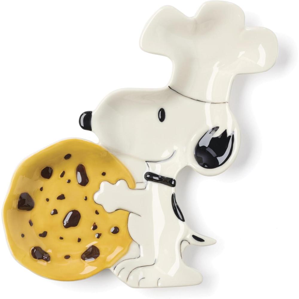 image:imageLenox 897681 Chef Snoopy Figural Utensil Crock 4Piece SetCandy Dish