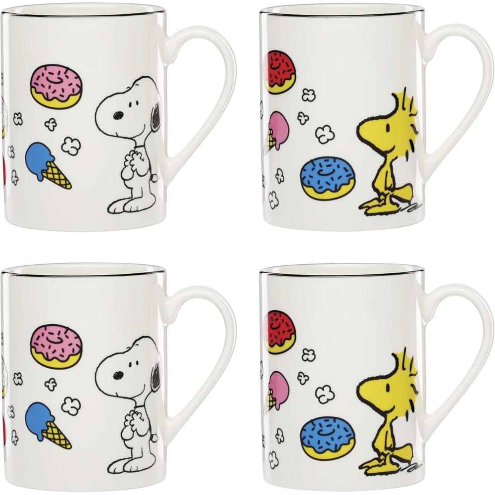 image:imageLenox 897681 Chef Snoopy Figural Utensil Crock 4Piece SetMugs
