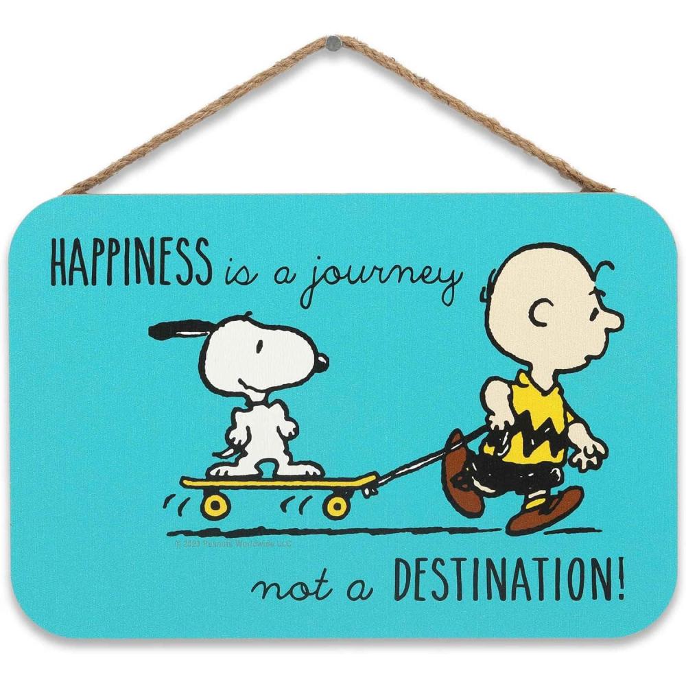 image:imagePeanuts Snoopys Slice Shop Oven Fresh Pizza Hanging Wood Wall Decor  Fun Snoopy Pizza Sign for Kitchen or Dining RoomAquaWhite