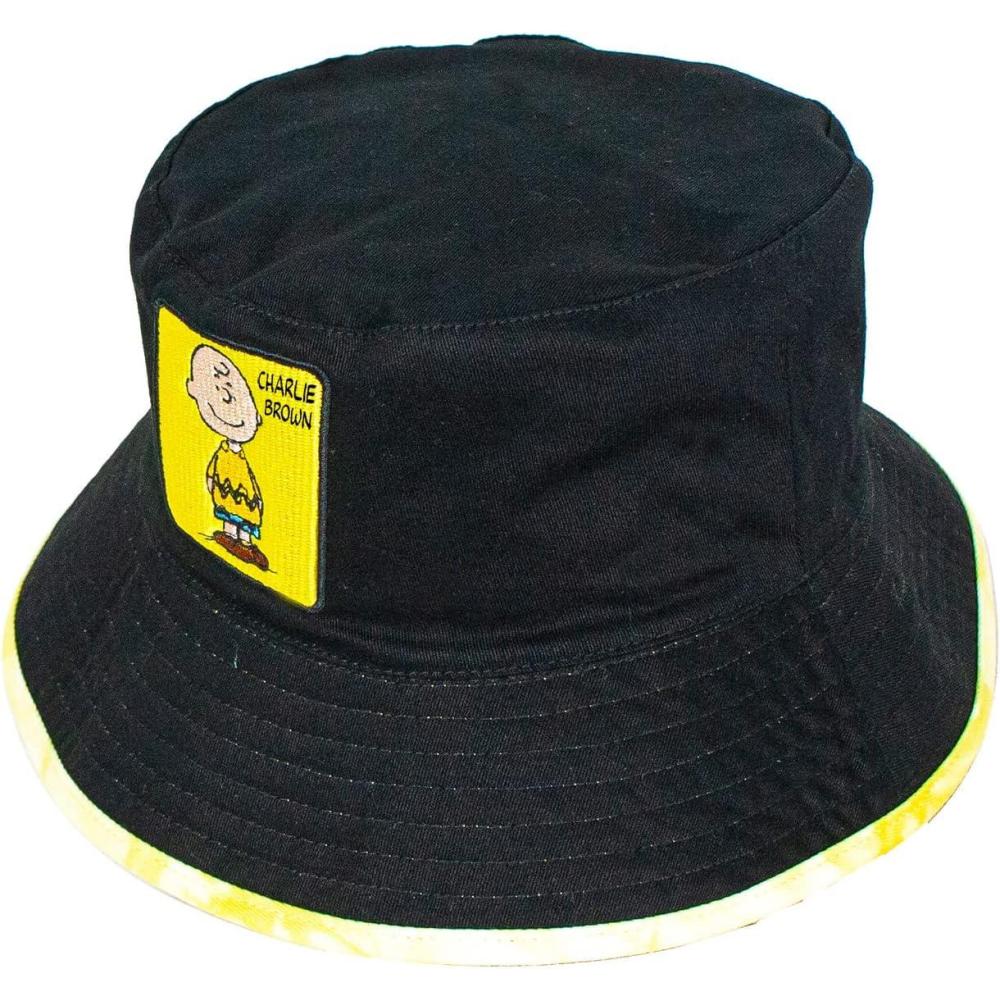 image:imagePeter Grimm Peanuts Cartoon Collection Unisex Character Bucket HatsCharlie