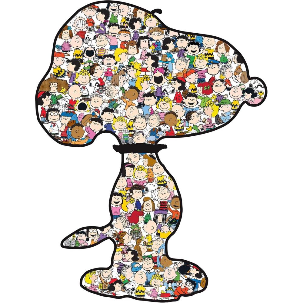 image:imageRoseArt  Peanuts  Worlds Largest Snoopy  1600 Piece Shaped Puzzle for Adults