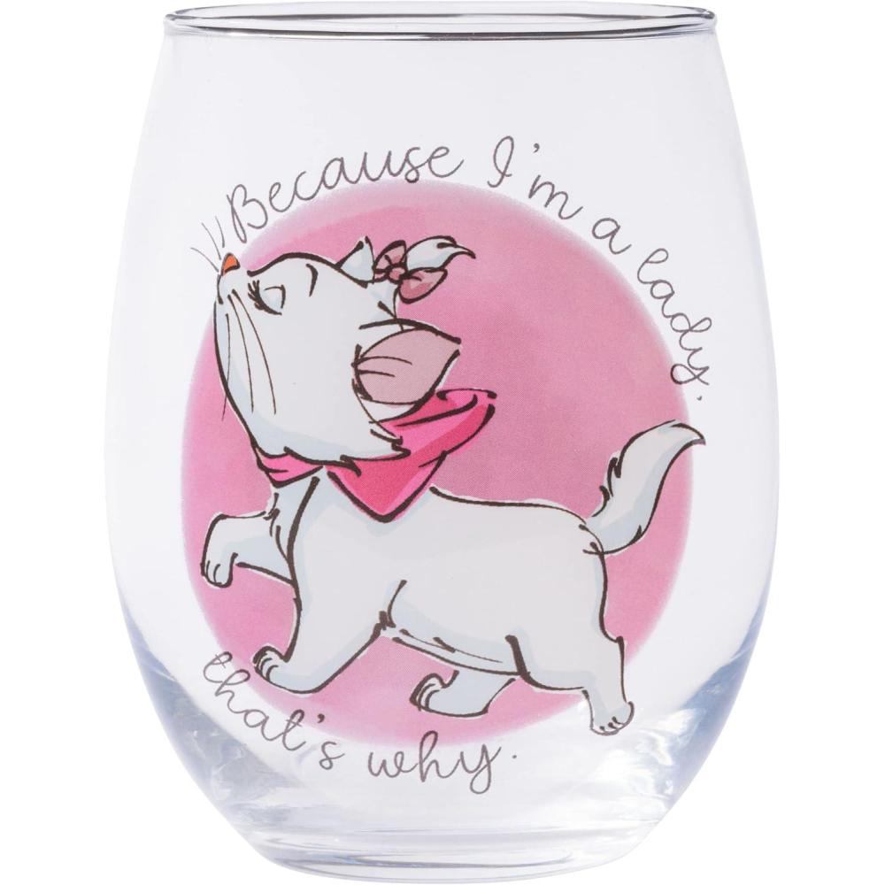 image:imageSilver Buffalo Peanuts Snoopy And Woodstock Chillin Stemless Wine Glass 20 Ounces 1 Count Pack of 1Aristocrats Marie Im a Lady