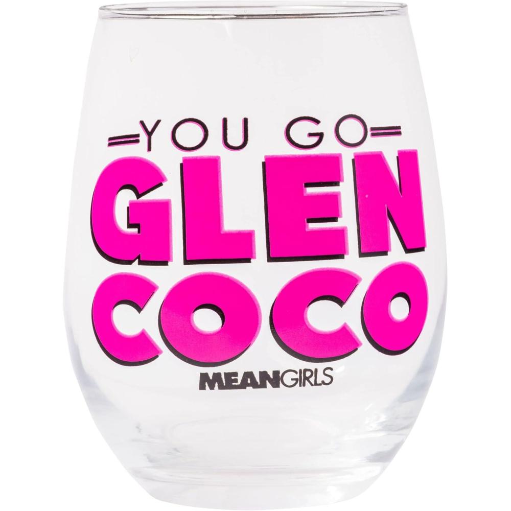 image:imageSilver Buffalo Peanuts Snoopy And Woodstock Chillin Stemless Wine Glass 20 Ounces 1 Count Pack of 1Mean Girls