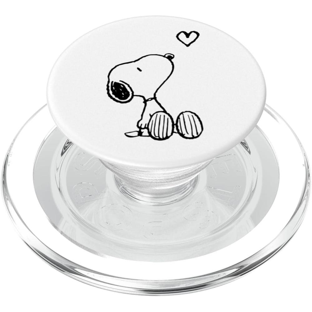 image:imageSnoopy Heart Love and Laughter Design PopSockets Adhesive PopGripMagnetic PopGrip