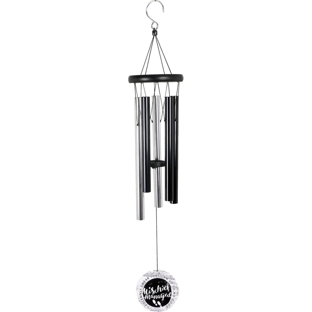 image:imageSpoontiques Peanuts Wind Chime  Outdoor Garden Dcor  Decorative Chimes for Yard Garden Backyard and Patio DecorationMischief Managed