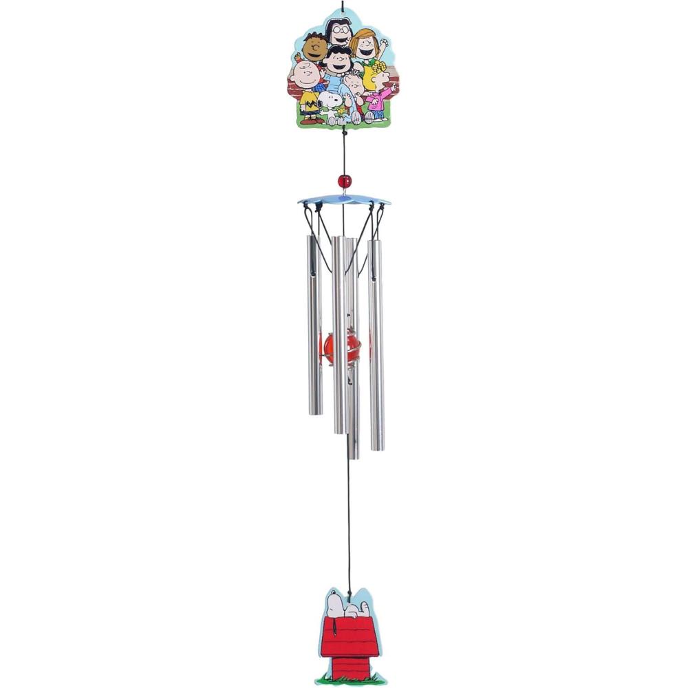 image:imageSpoontiques Peanuts Wind Chime  Outdoor Garden Dcor  Decorative Chimes for Yard Garden Backyard and Patio DecorationPeanuts Group