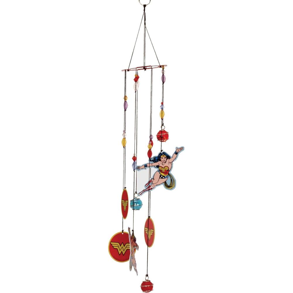 image:imageSpoontiques Peanuts Wind Chime  Outdoor Garden Dcor  Decorative Chimes for Yard Garden Backyard and Patio DecorationWonder Woman
