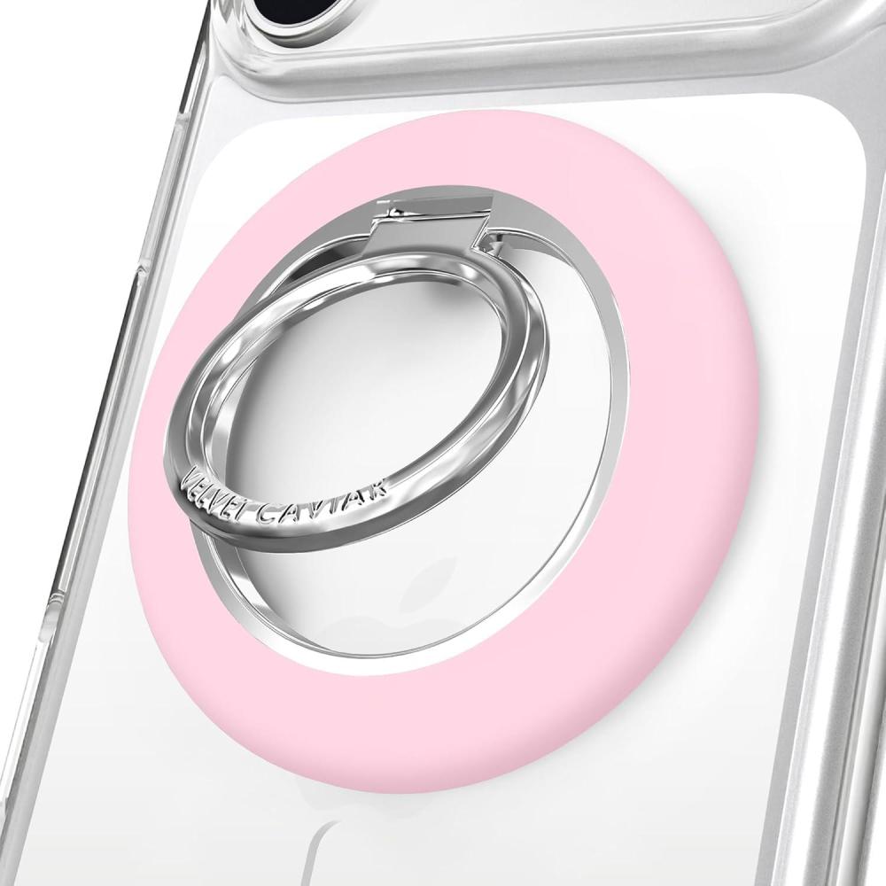 image:imageVELVET CAVIAR Compatible with MagSafe Phone Grip 20  Cute Magnetic Ring Holder  Finger Loop Kickstand  Pop On Accessory for iPhone 17 16 15 14 13 12  Snoopy Be MineStrawberry Milk