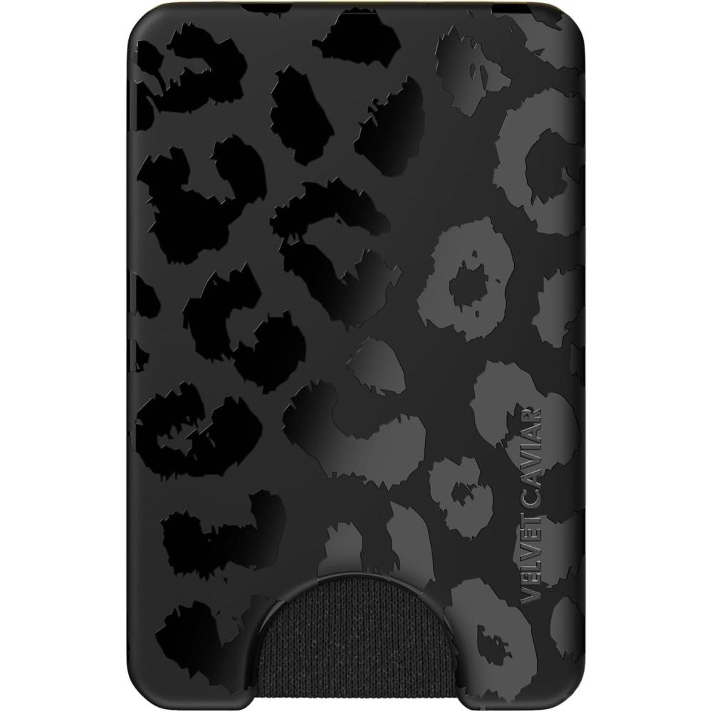 image:imageVELVET CAVIAR compatible with MagSafe Wallet 20  Magnetic Card Holder Wallet for iPhone 171615141312 or Phone Cases compatible with MagSafe  Snoopy Be MineBlack Leopard