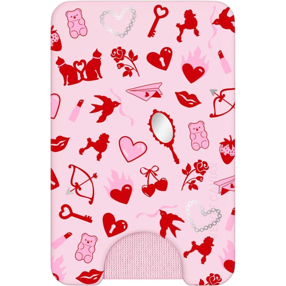 image:imageVELVET CAVIAR compatible with MagSafe Wallet 20  Magnetic Card Holder Wallet for iPhone 171615141312 or Phone Cases compatible with MagSafe  Snoopy Be MineLover Girl Holo