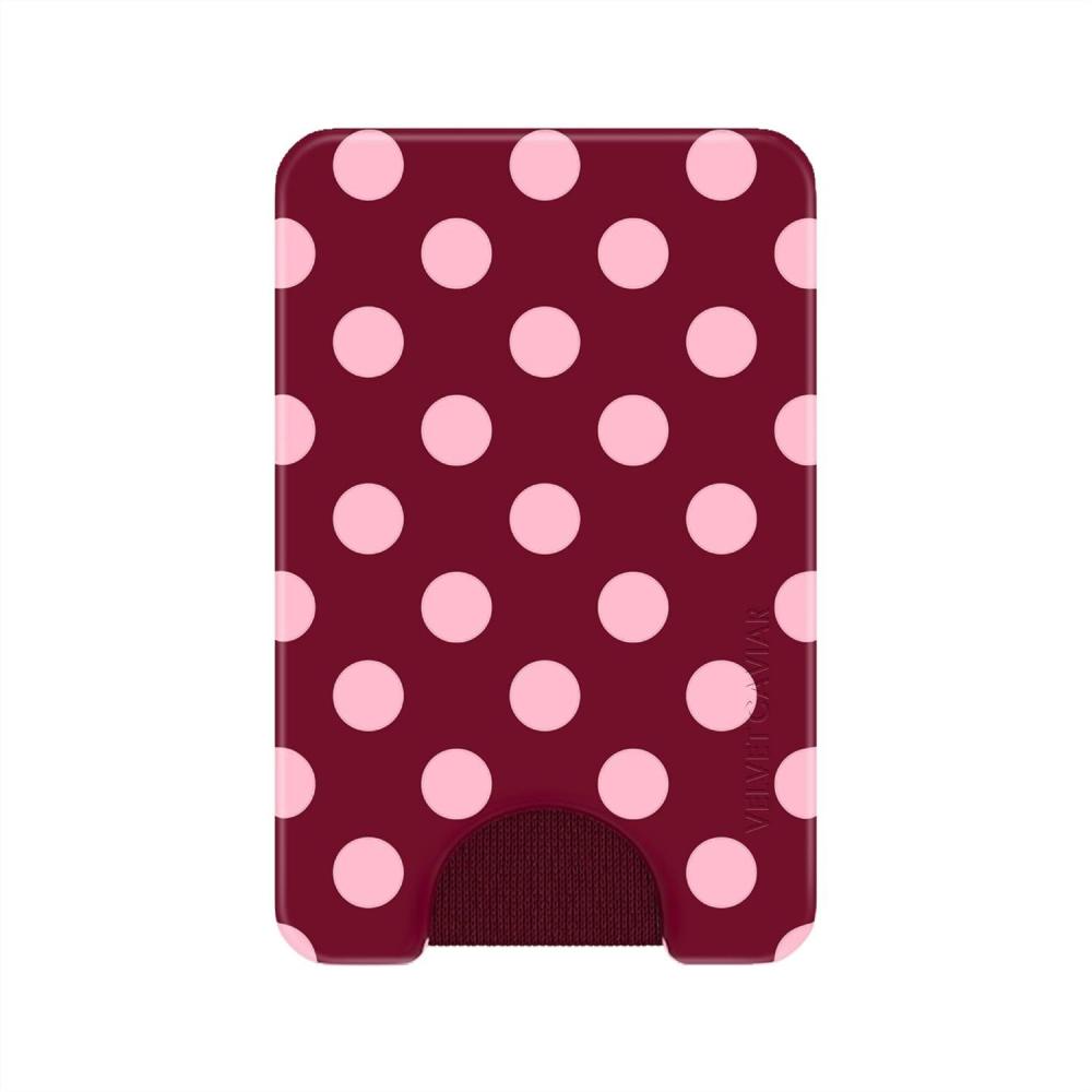 image:imageVELVET CAVIAR compatible with MagSafe Wallet 20  Magnetic Card Holder Wallet for iPhone 171615141312 or Phone Cases compatible with MagSafe  Snoopy Be MineRaspberry Polka Dot