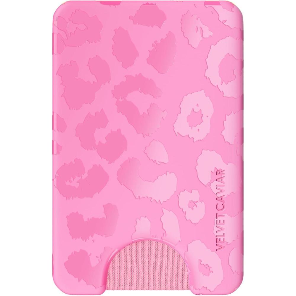 image:imageVELVET CAVIAR compatible with MagSafe Wallet 20  Magnetic Card Holder Wallet for iPhone 171615141312 or Phone Cases compatible with MagSafe  Snoopy Be MineHot Pink Leopard