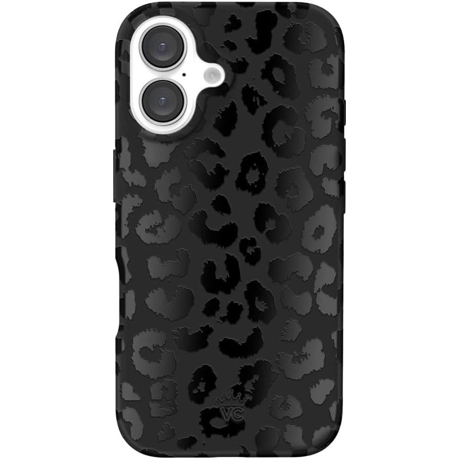 image:imageVELVET CAVIAR x Snoopy Phone Case for iPhone 16 Plus  Compatible with MagSafe 10ft Drop Tested  Pink Snoopy Be MineBlack Leopard