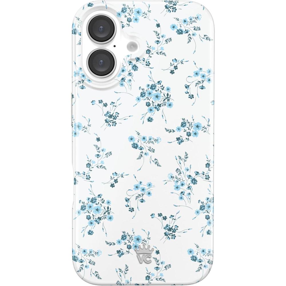 image:imageVELVET CAVIAR x Snoopy Phone Case for iPhone 16 Plus  Compatible with MagSafe 10ft Drop Tested  Pink Snoopy Be MineFrench Blue Floral