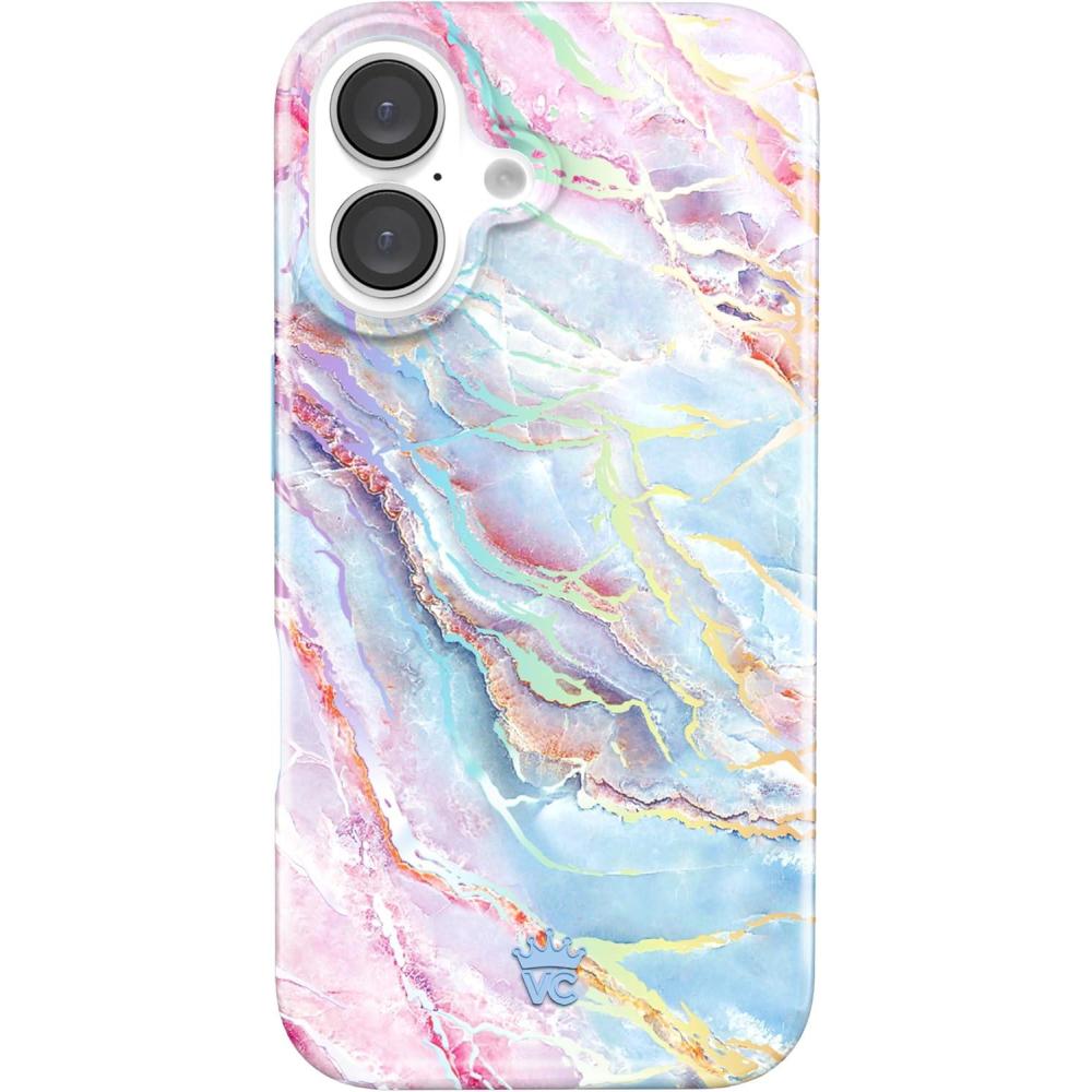 image:imageVELVET CAVIAR x Snoopy Phone Case for iPhone 16 Plus  Compatible with MagSafe 10ft Drop Tested  Pink Snoopy Be MineHolo Moonstone Marble