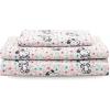 Mini Snoopy Spring Floral Happy Dance Soft Grey