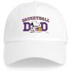 White - Snoopy Basketball Dad Cap