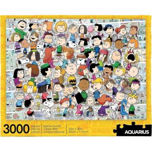 AQUARIUS Peanuts Cast Puzzle (3000 Piece Jigsaw Puzzle) – Officially Licensed Peanuts Merchandise & Collectibles – Precision Fit – Virtually No Puzzle Dust – 32 x 45 Inches, Multicolor (68516)